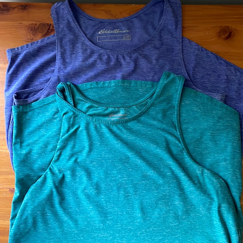 Eddie Bauer Athletic Tanks (2) women’s XS. SOLD TOGETHER.